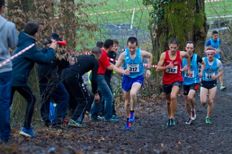 Julien Rancon (dossard 312), adepte du cross-country en hiver.     © L. Montico