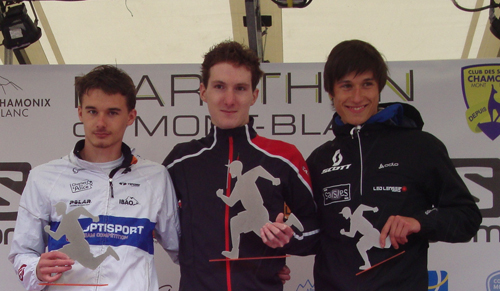 Podium Marathon du Mont Blanc 2013